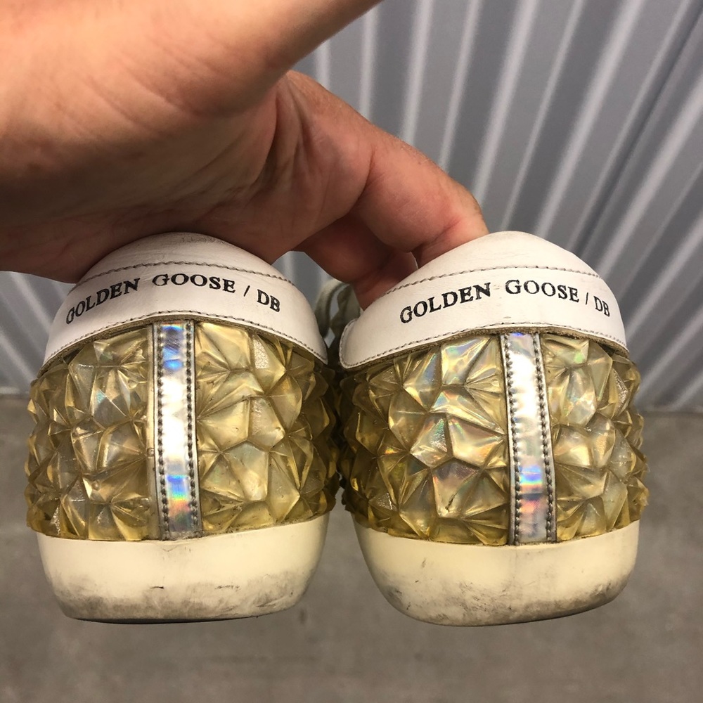 RARE Authentic Golden Goose Superstar Sneakers - 3D Studded Design - EU 38 - Picture 3 of 10